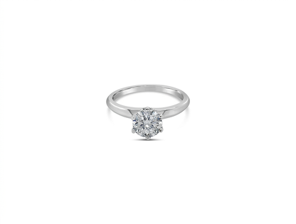 1.03ct Tiffany & Co Diamond Solitaire Ring - Platinum