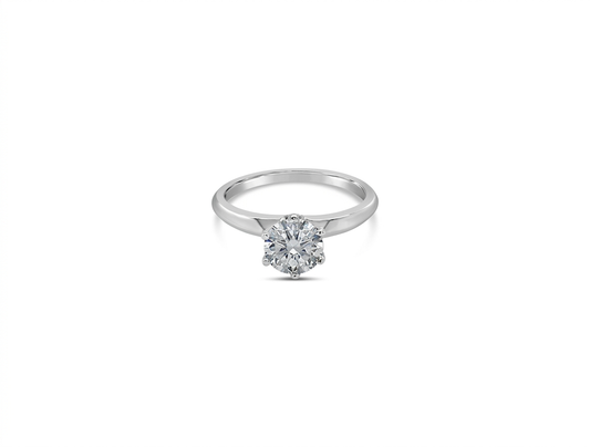 1.03ct Tiffany & Co Diamond Solitaire Ring - Platinum