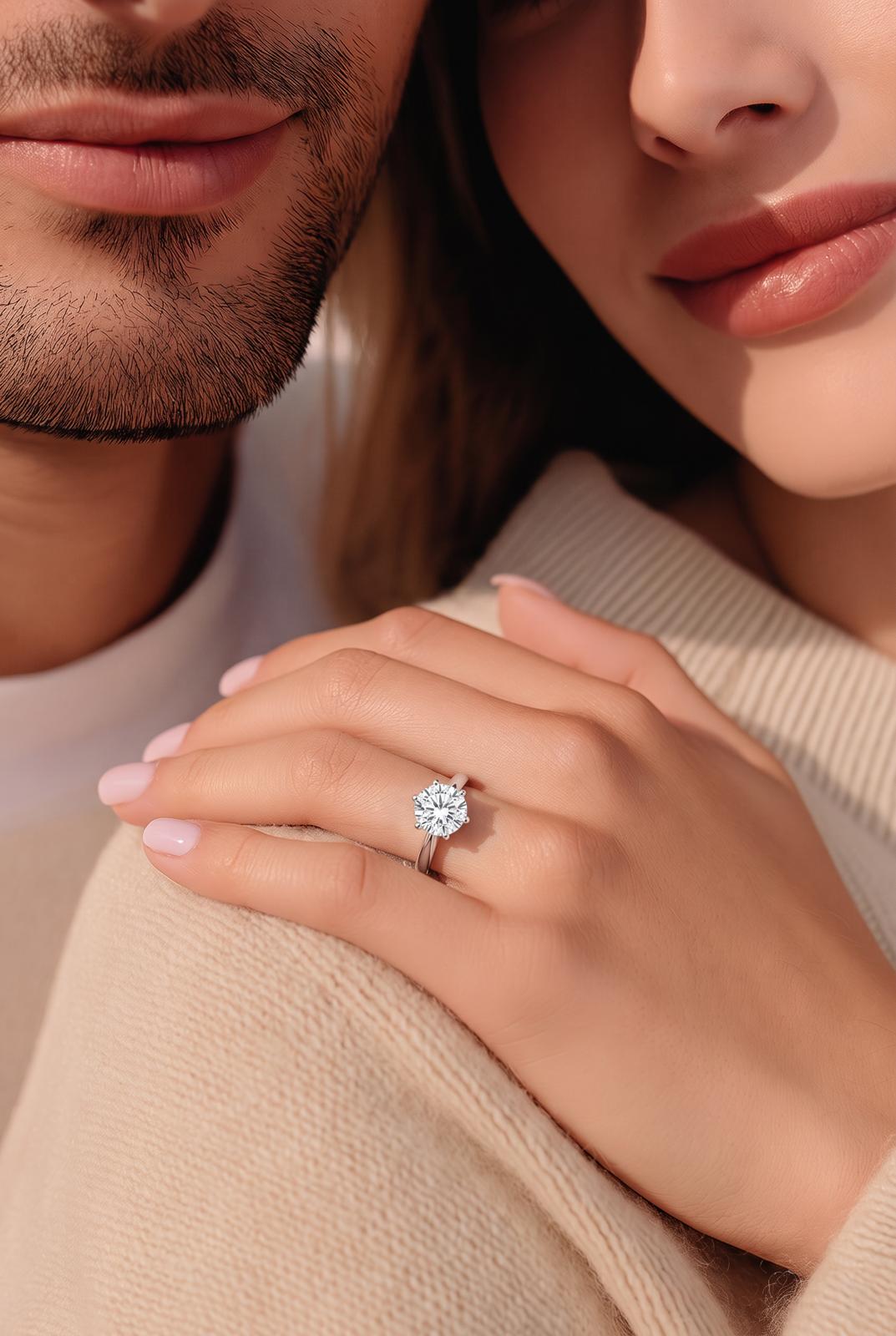 1.03ct Tiffany & Co Diamond Solitaire Ring - Platinum