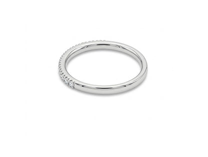0.30cts Diamond Half Eternity Ring - 18ct White Gold