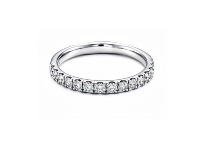 0.20ct Diamond Half Eternity Ring - 18ct White Gold