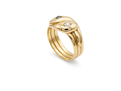 Diamond Gents Ring - 18ct Yellow Gold