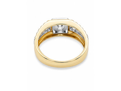 Gents President Style Ring – 14ct Yellow Gold (Rolex-Inspired)