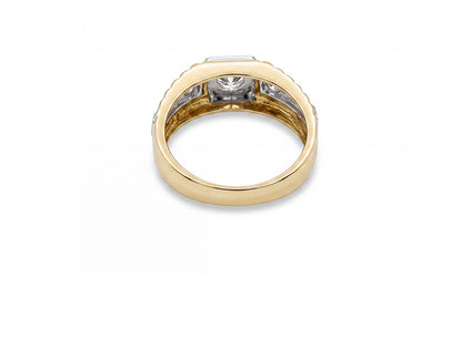 Ring Gents Rolex Style President Ring - 14ct Yellow Gold