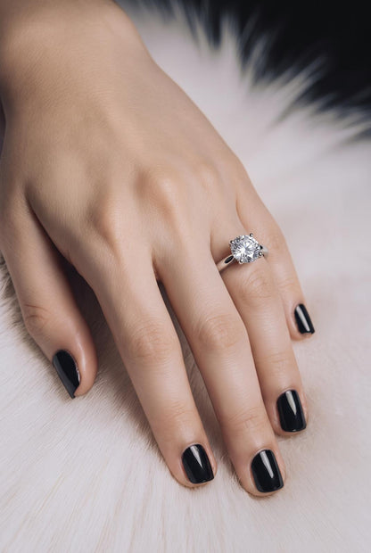 2ct Lab Grown Solitaire Diamond Ring – Platinum | IGI Certified