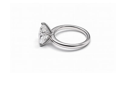 3.03cts Lab-Grown Diamond Solitaire Ring - Platinum (IGI Certificate)