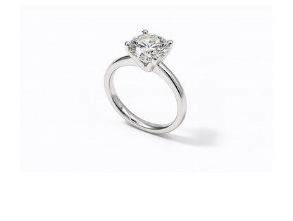 3.03cts Lab-Grown Diamond Solitaire Ring - Platinum (IGI Certificate)