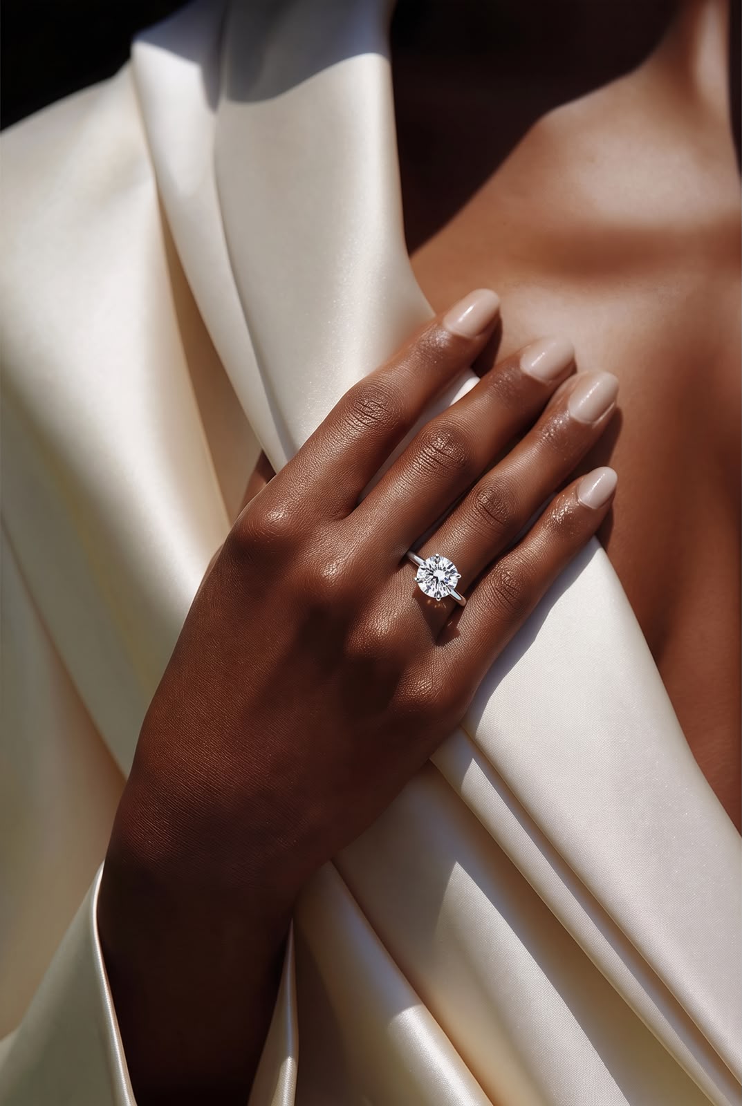 3.03cts Lab-Grown Diamond Solitaire Ring - Platinum (IGI Certificate)