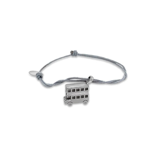 (REF 1285) BUCHERER LONDON BUS CANVAS BRACELET (18ct WHITE GOLD)