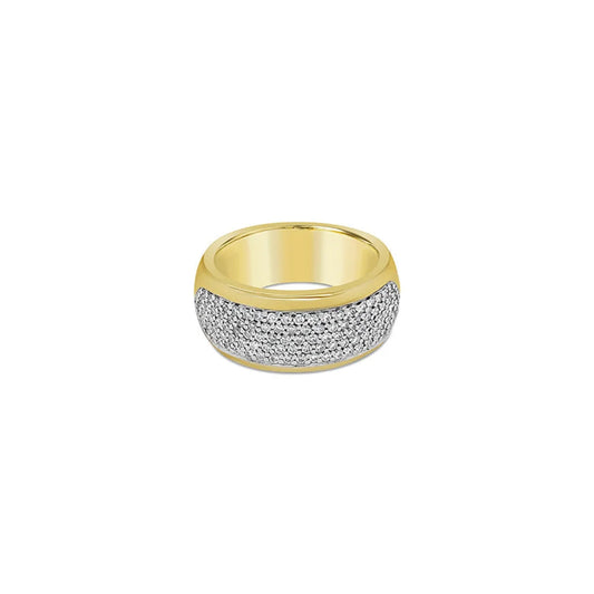 (REF 1434) 1.50ct Diamond Pave Ring (18ct Yellow Gold)