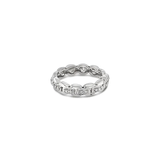 (REF 1447) 0.52ct Diamond Eternity Ring (18ct White Gold)