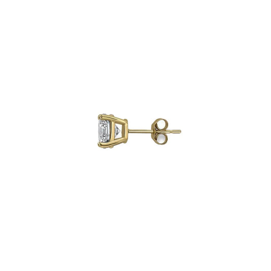 (REF 1471) 0.08ct SINGLE Diamond Stud Earring (18ct Yellow Gold)