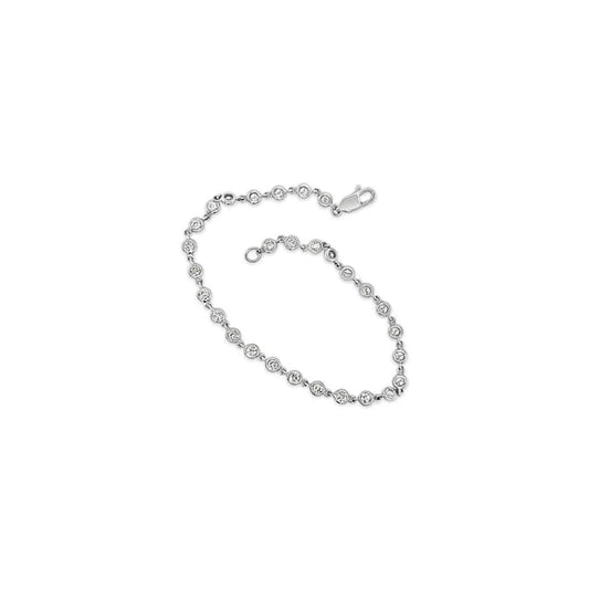 (REF 1598) 1.36ct Diamond Armband (18ct White gold)