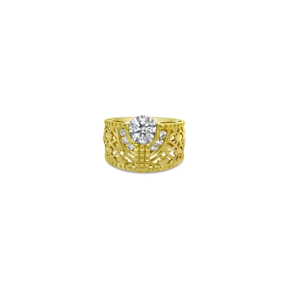 (REF 1747) 2.15cts Dubai Lab Diamond Ring (18ct yellow gold) IGI Certificate