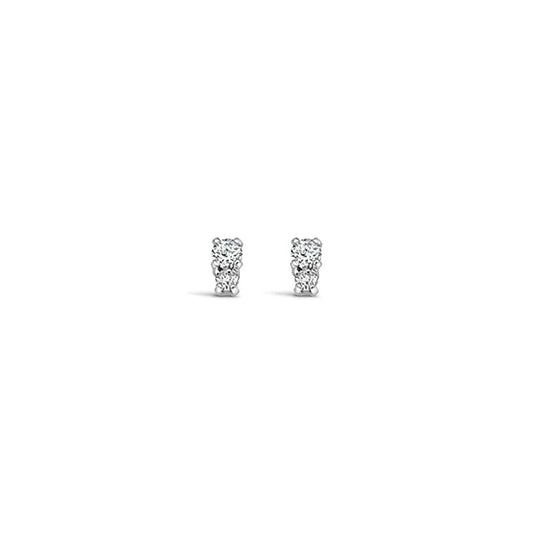 (Ref 1798) 0.50ct Diamond Stud Earrings (10ct White Gold)