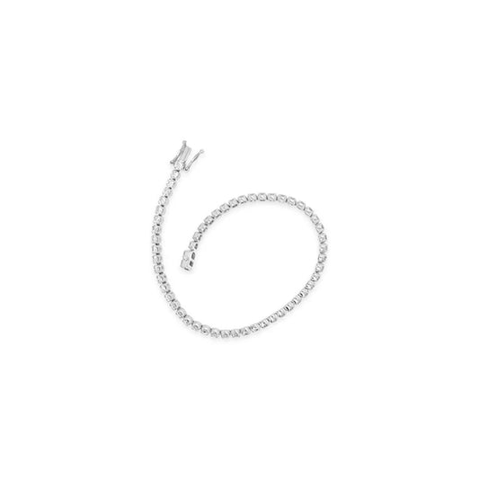 (Ref 1846) 3.09cts Diamond Tennis Bracelet (18ct White Gold)