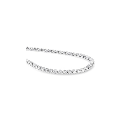 (Ref 1848) 2.09cts Diamond Tennis Bracelet (18ct White Gold)