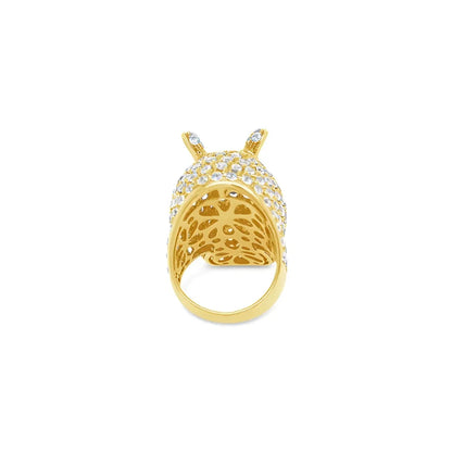 (Ref 1868) Hippo Diamond Yellow Sapphire Tanzanite Ring (18ct Yellow Gold).