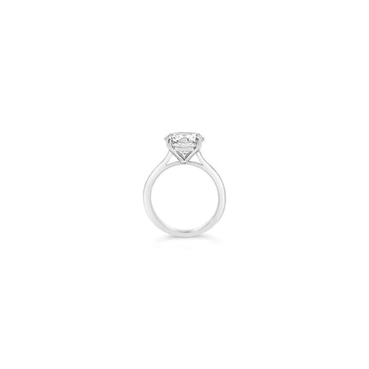 (Ref 1922) 3.50cts Lab Diamond Solitaire Ring (Platinum)