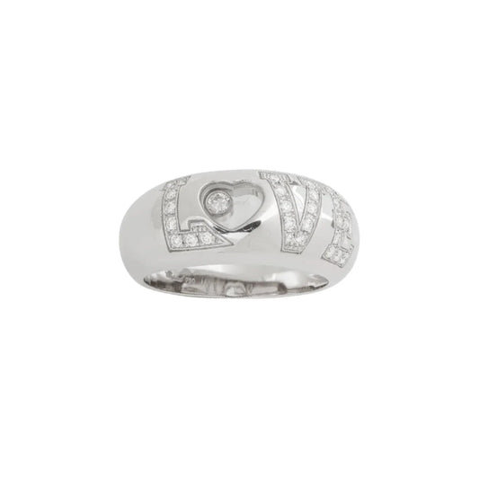 (REF 1965) Chopard Love Ring (18ct White Gold)