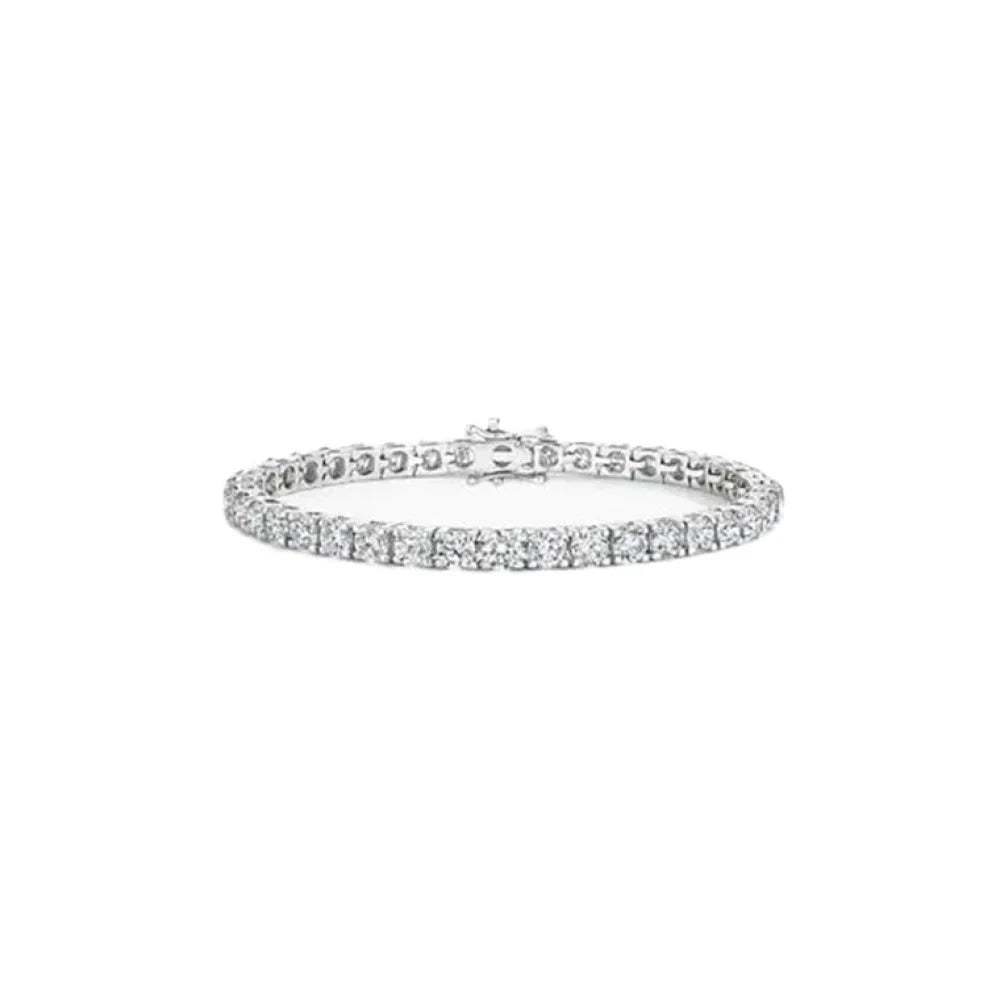 (REF 1980) 9.62cts Lab Diamond Tennis Bracelet (Platinum)