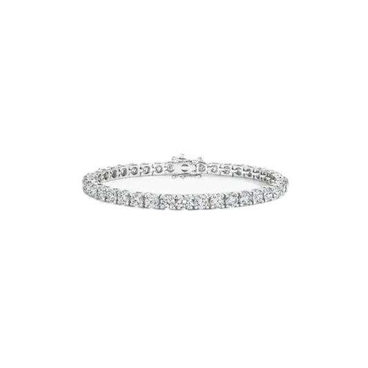 (REF 1980) 9.62cts Lab Diamond Tennis Bracelet (Platinum)